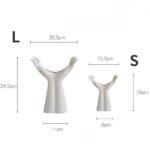 Body Art Ceramic Hand Vase - Image 4