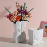 Jingdezhen White Ceramic Vase Art Ornament - Image 3