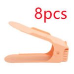 Double Shoes Shelf Cabinets Shoe Rack Stackable Shoe Storage Organizer Plastic Adjustable Shoes Organizers - Image 9