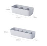 Socks Storage Box Bra Underwear Organizer Desktop Drawer Finishing Box Bathroom Plastic Storage Case Closet Organiser - Image 6