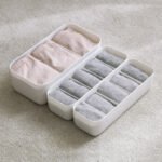 Socks Storage Box Bra Underwear Organizer Desktop Drawer Finishing Box Bathroom Plastic Storage Case Closet Organiser - Image 3
