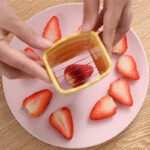 Cup Slicers Fruit Slicers Egg Slicers Stainless Steel Strawberry Slicers Banana Cutter Fruit And Vegetables Cutter Kitchen Gadget - Image 4