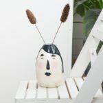Ceramic Art Face Vase Living Room - Image 3