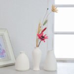 White Pigment Blank Ceramic Vase Art - Image 2