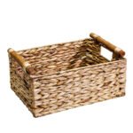 Rattan Storage Basket Organizer Storage Box Straw - Image 6