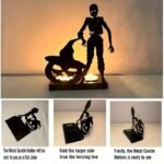 Skeleton Candle Holder Metal Iron Crafts Home Decor Candle Holders Candle Stick Holder Home Decoration - Image 2