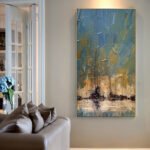 Vintage Pirate Ship In The Sea Canvas Painting Black Sailing Ship Hand Painted Oil Painting Home Decor Living Room Wall Art Decor - Image 6