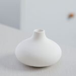 White Pigment Blank Ceramic Vase Art - Image 6