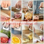 Onion Holder Slicer Vegetable Tools Tomato Cutter Stainless Steel Kitchen Gadget - Image 4