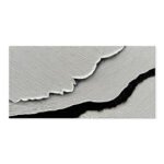 Black White Sea Waves Abstract Paintings Hand-painted Wall Art Horizontal Oil Painting Textured Art Home Living Room Bedroom Decor - Image 5