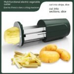 Multifunctional Stainless Steel Potato Slicer Electric Chip Cutter French Potato Slice Maker Kitchen Gadget - Image 2