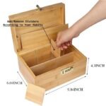 Storage Organizer Wooden Bamboo Box - Image 6
