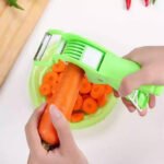 Kitchen Gadgets Vegetable Salad Fruit Slicer Cucumber Ham Banana Splitter Peeler - Image 10