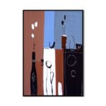 Handmade Oil Painting Canvas Wall Art Decoration Retro Abstract For Home Room Decor Rolled Frameless Unstretched Painting - Image 6