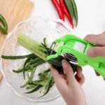 Kitchen Gadgets Vegetable Salad Fruit Slicer Cucumber Ham Banana Splitter Peeler - Image 3