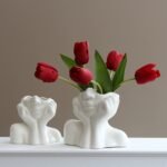 Resin Vase Human Body Shape Home Decoration Art Vase - Image 2