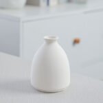 White Pigment Blank Ceramic Vase Art - Image 9