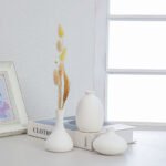 White Pigment Blank Ceramic Vase Art - Image 3