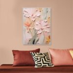 Handmade Oil Painting Canvas Wall Art Decoration 3D Texture Thick Oil Flowers Modern Abstract For Home Room Decor - Image 2